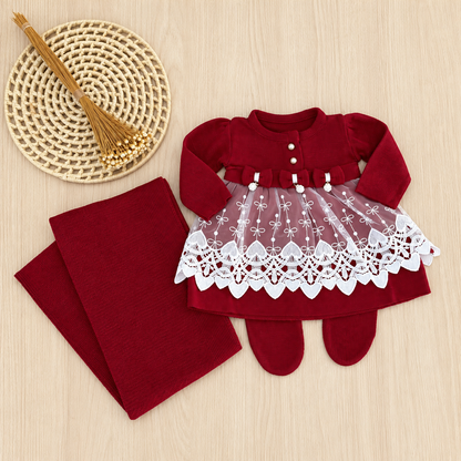 Saída Maternidade Tricot Patrícia