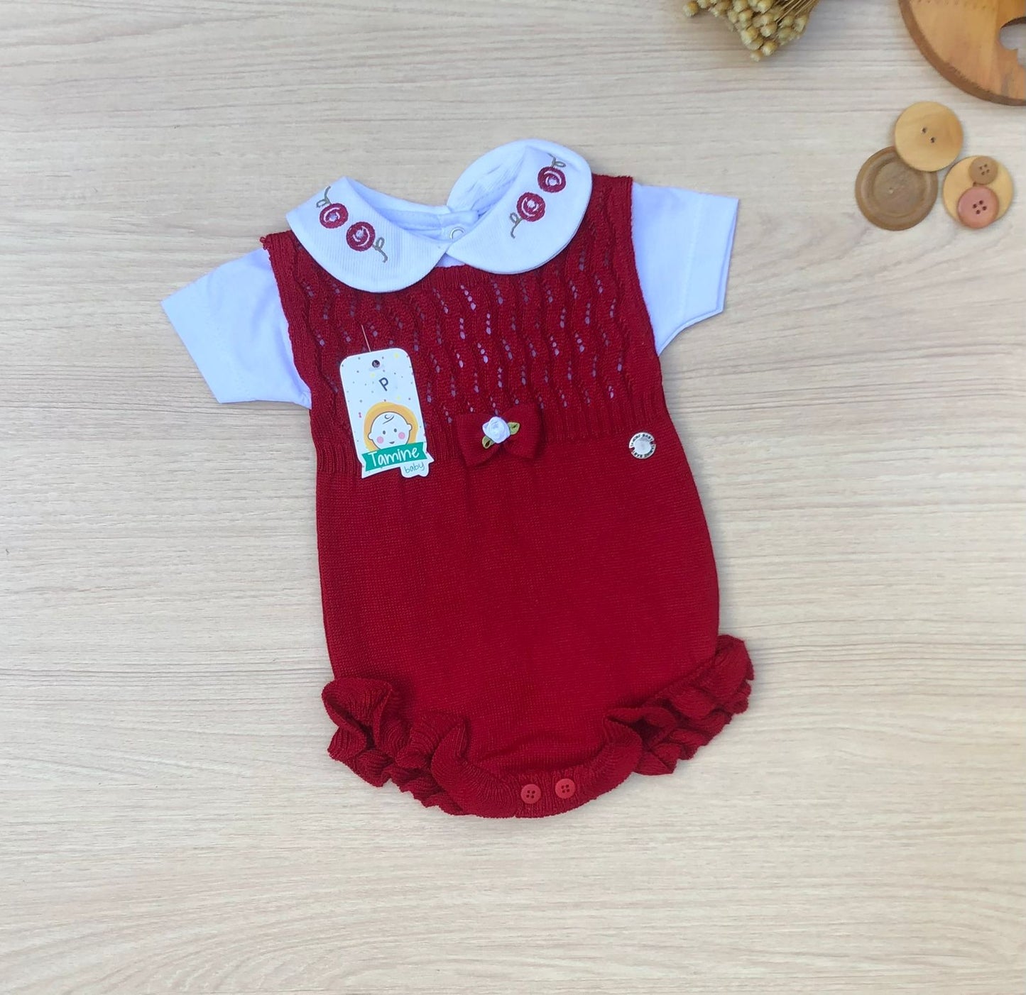 Romper Bebê Tricot Melissa