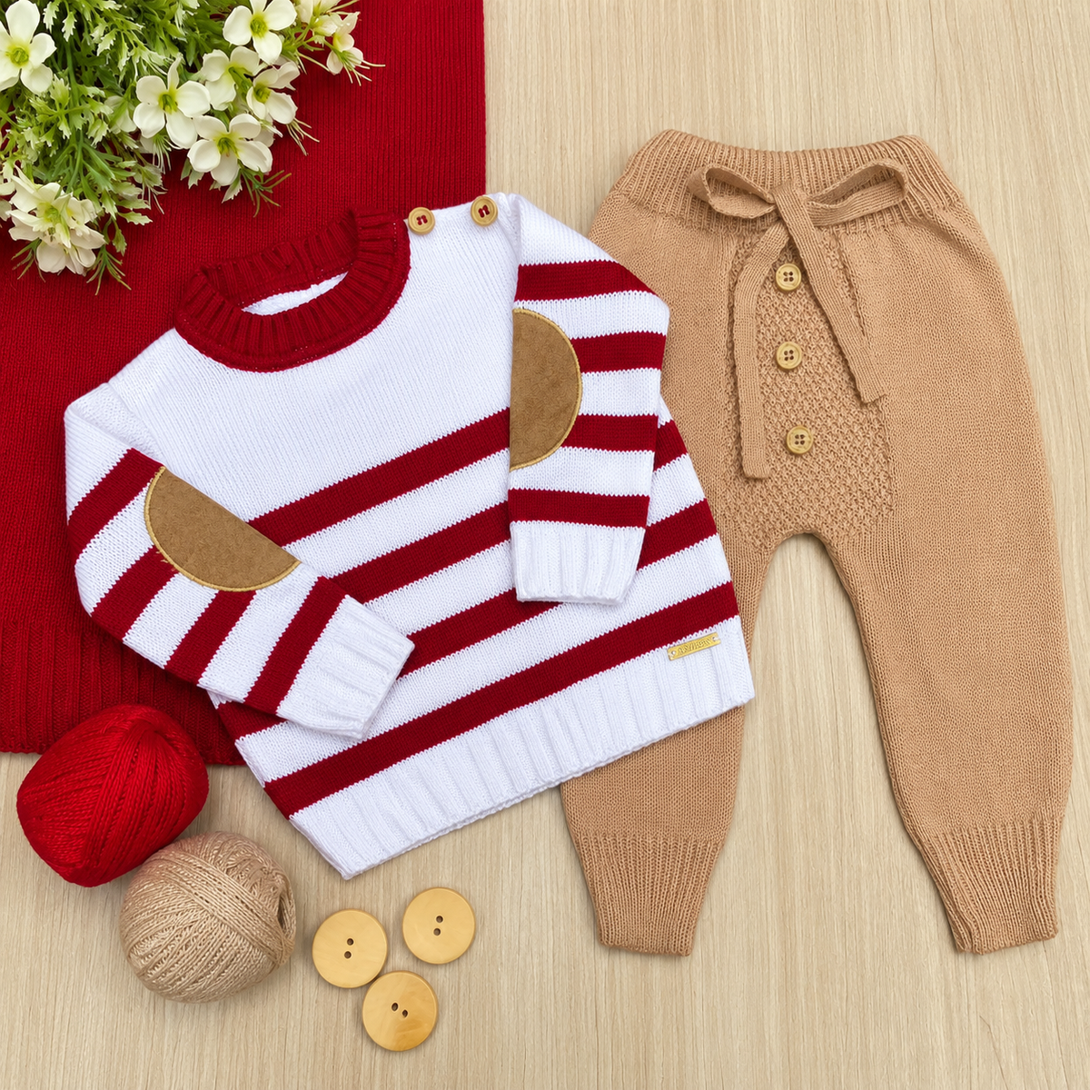 Saída Maternidade Tricot Ethan