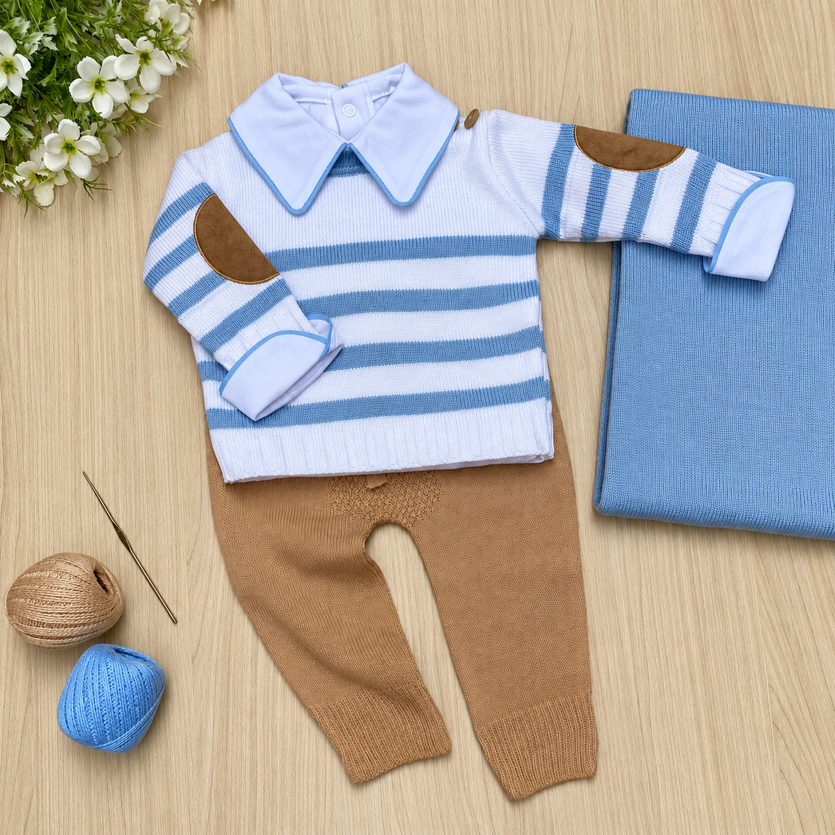 Saída Maternidade Tricot Ethan