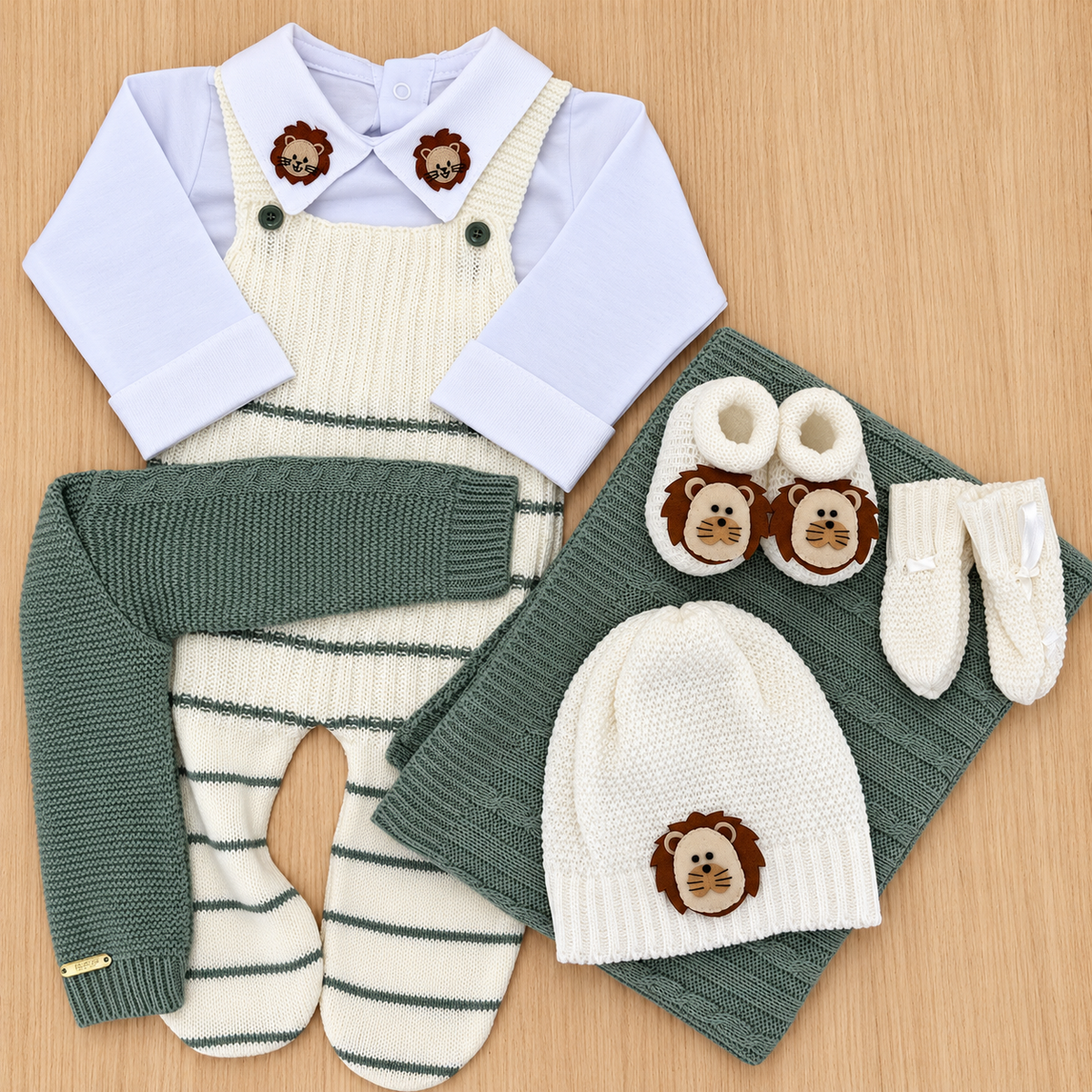 Saída Maternidade Tricot Logan
