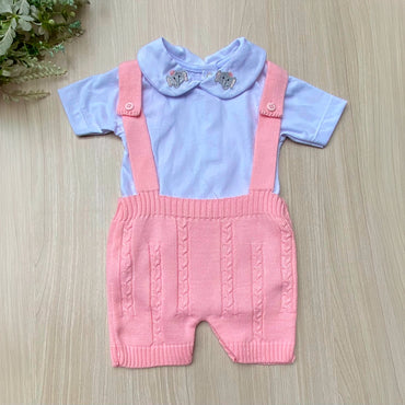 Romper Bebê Tricot Vanessa