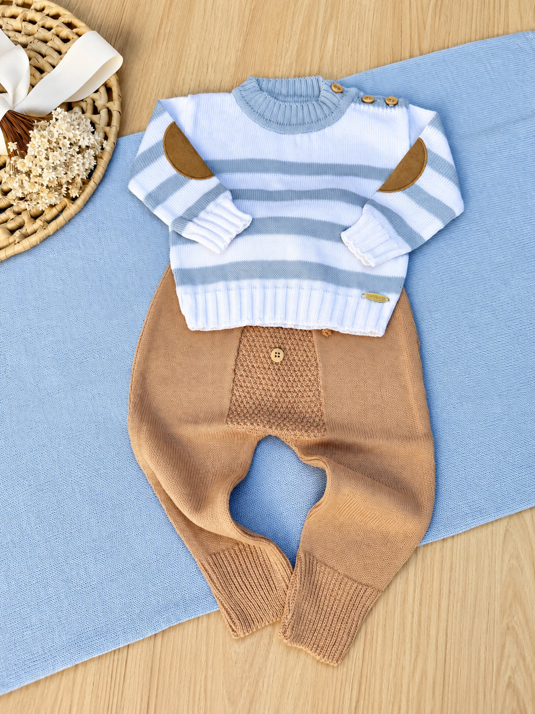 Saída Maternidade Tricot Ethan