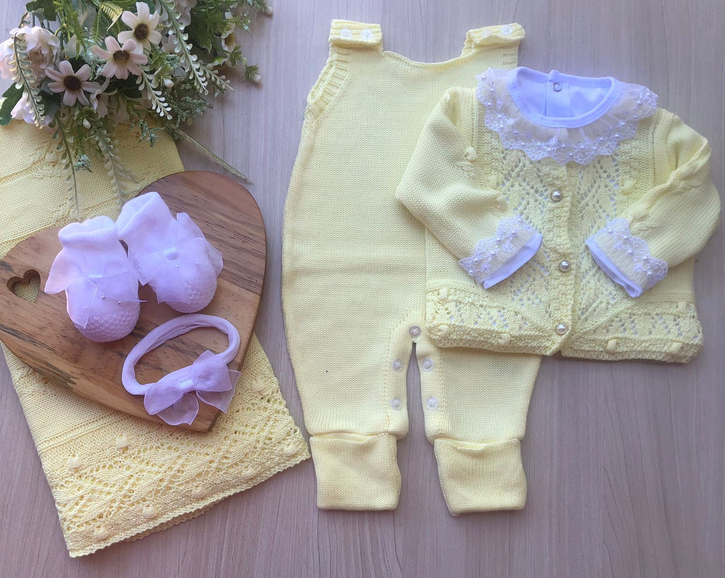 Saída Maternidade Tricot Bruna