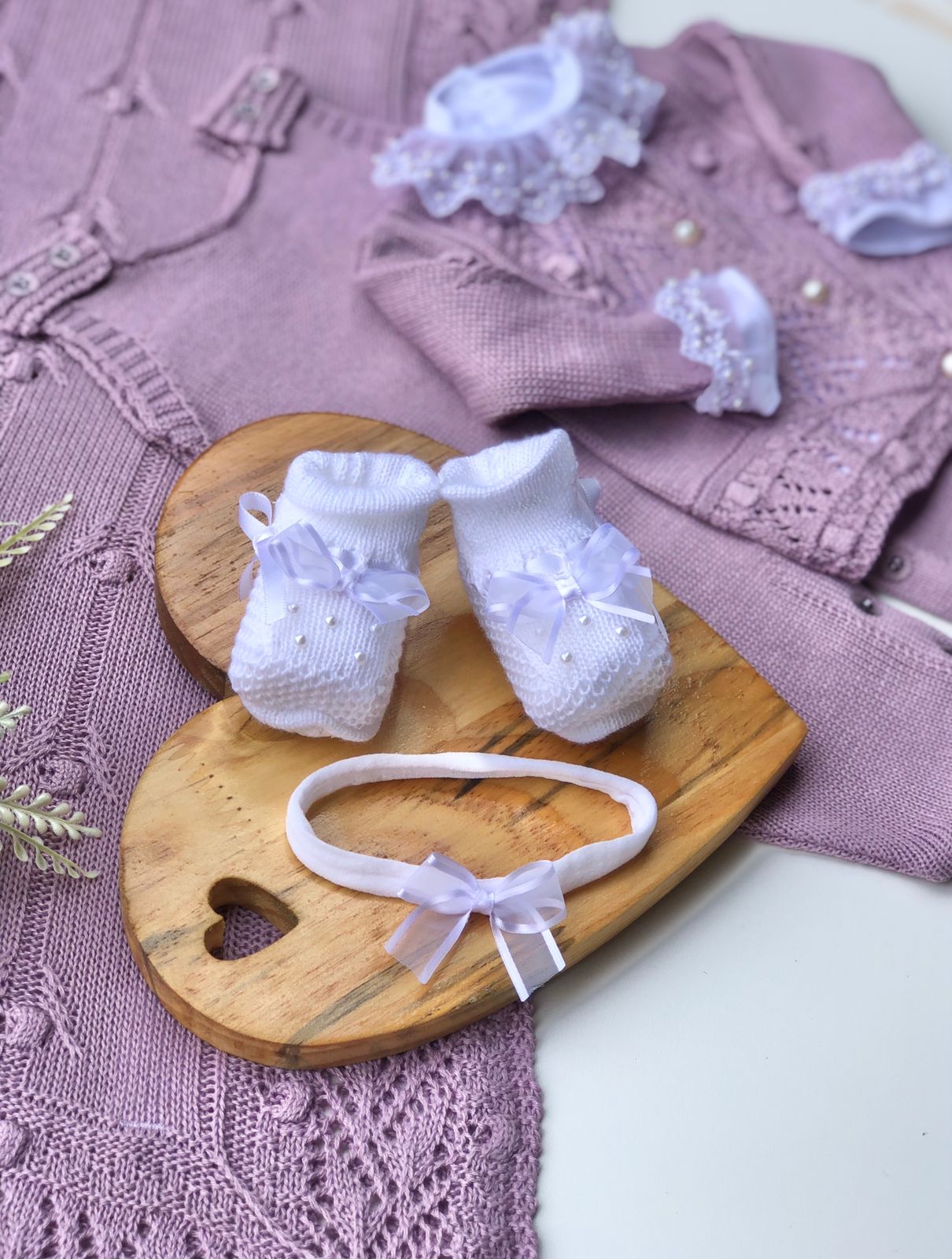 Saída Maternidade Tricot Bruna