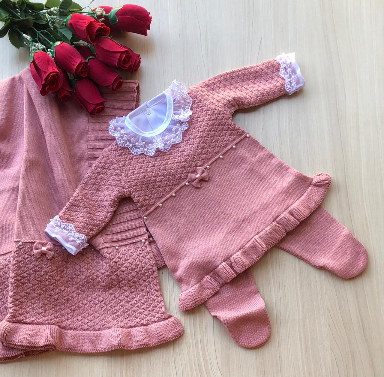 Saída Maternidade Tricot Luanda