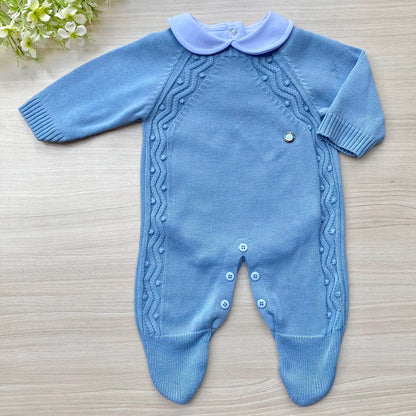 Macacão Bebê Tricot Bolotas