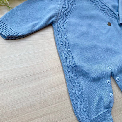 Macacão Bebê Tricot Bolotas