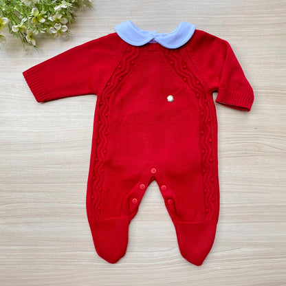 Macacão Bebê Tricot Bolotas