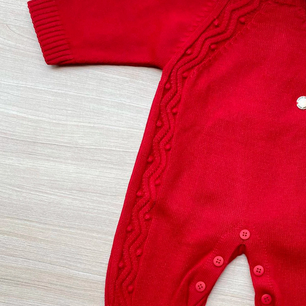 Macacão Bebê Tricot Bolotas