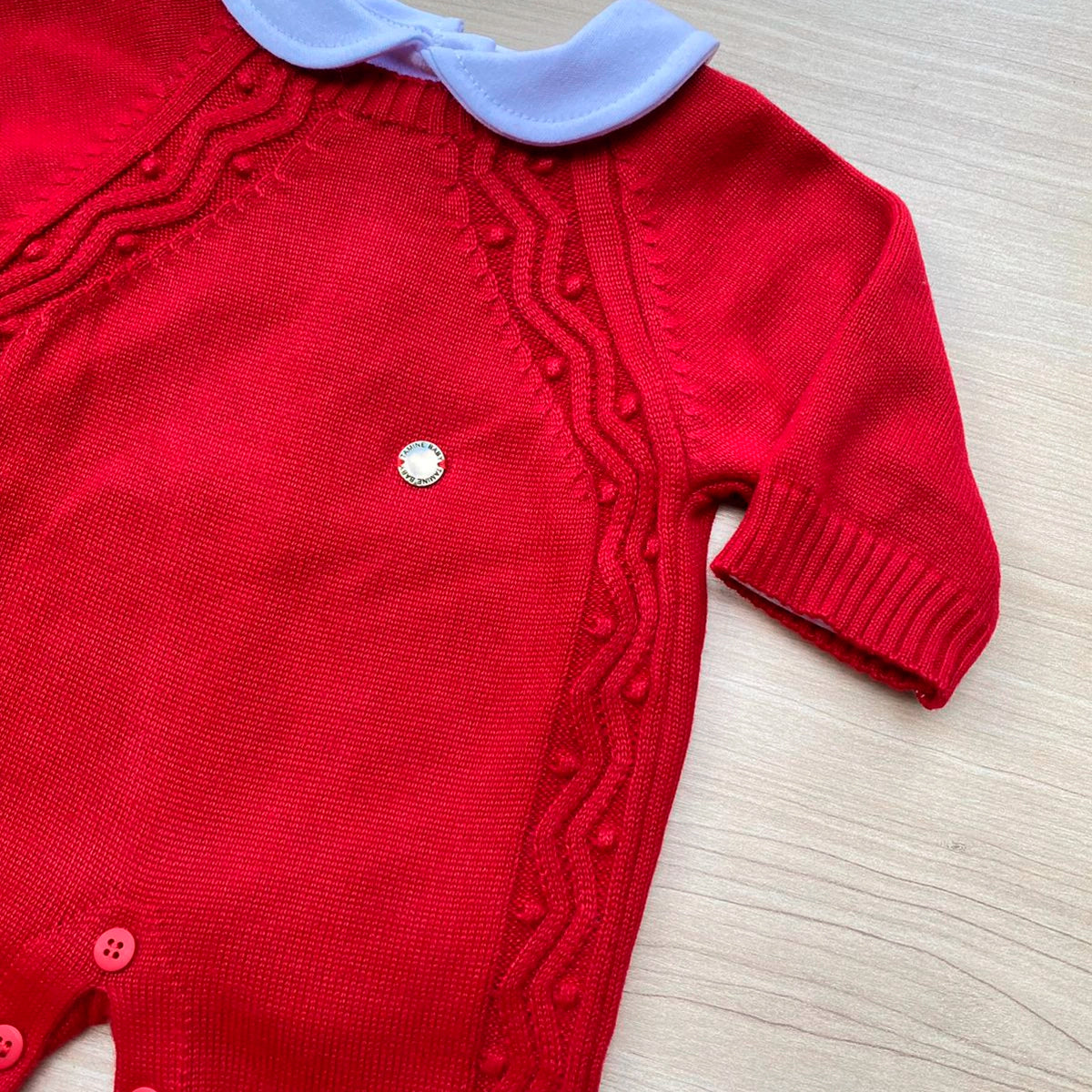 Macacão Bebê Tricot Bolotas