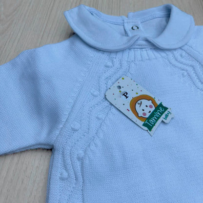 Macacão Bebê Tricot Bolotas