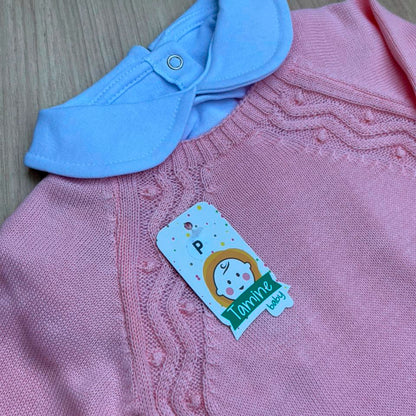 Macacão Bebê Tricot Bolotas