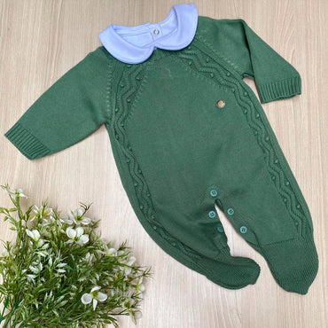Macacão Bebê Tricot Bolotas