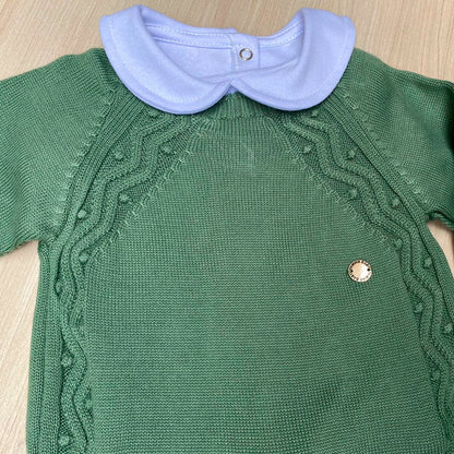 Macacão Bebê Tricot Bolotas