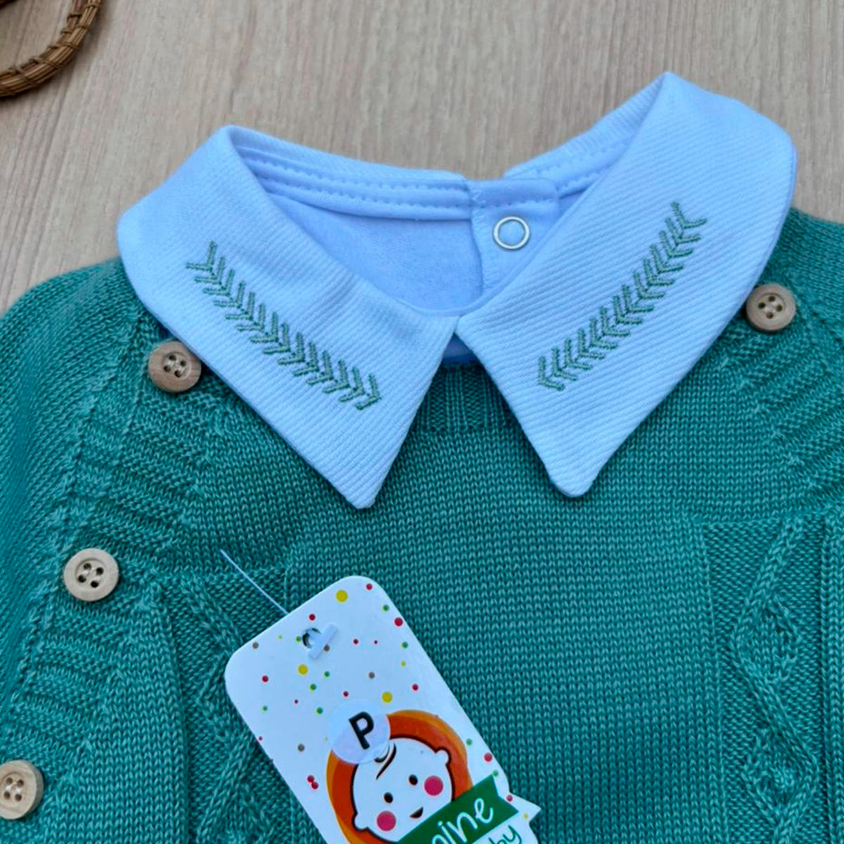 Macacão Bebê Tricot Francisco