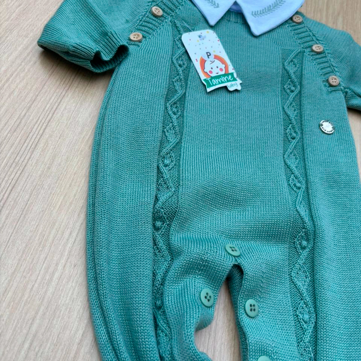 Macacão Bebê Tricot Francisco