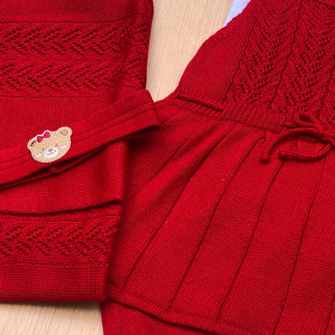 Saída Maternidade Tricot Maria Vitória