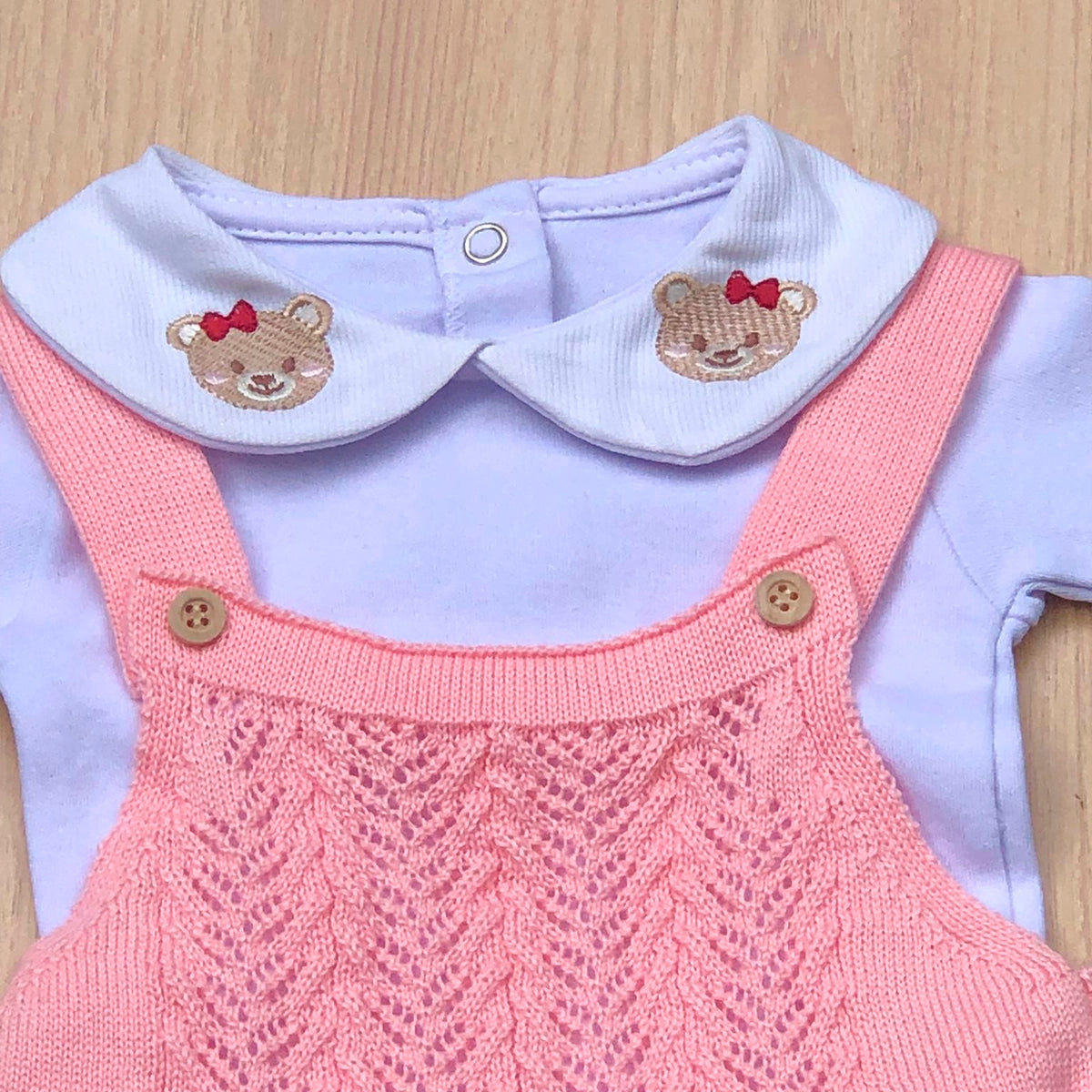 Saída Maternidade Tricot Maria Vitória