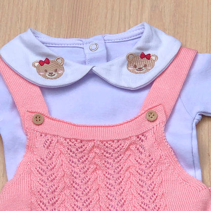 Saída Maternidade Tricot Maria Vitória