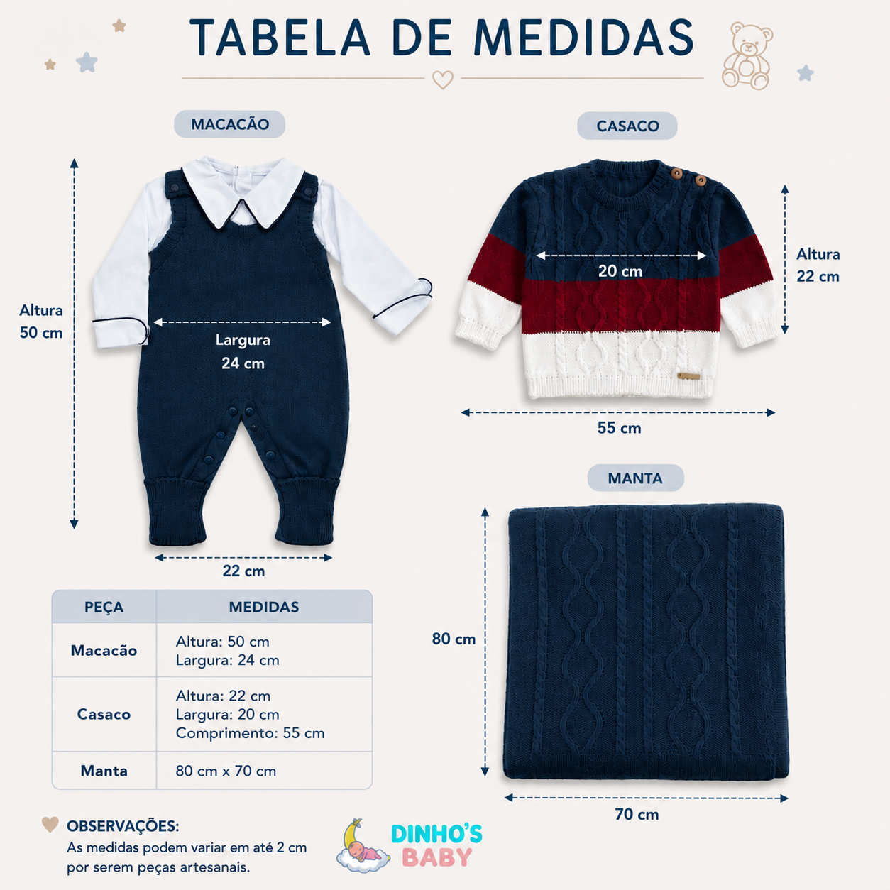 Saída Maternidade Tricot Murilo
