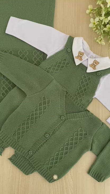 Saída Maternidade Tricot Lucca