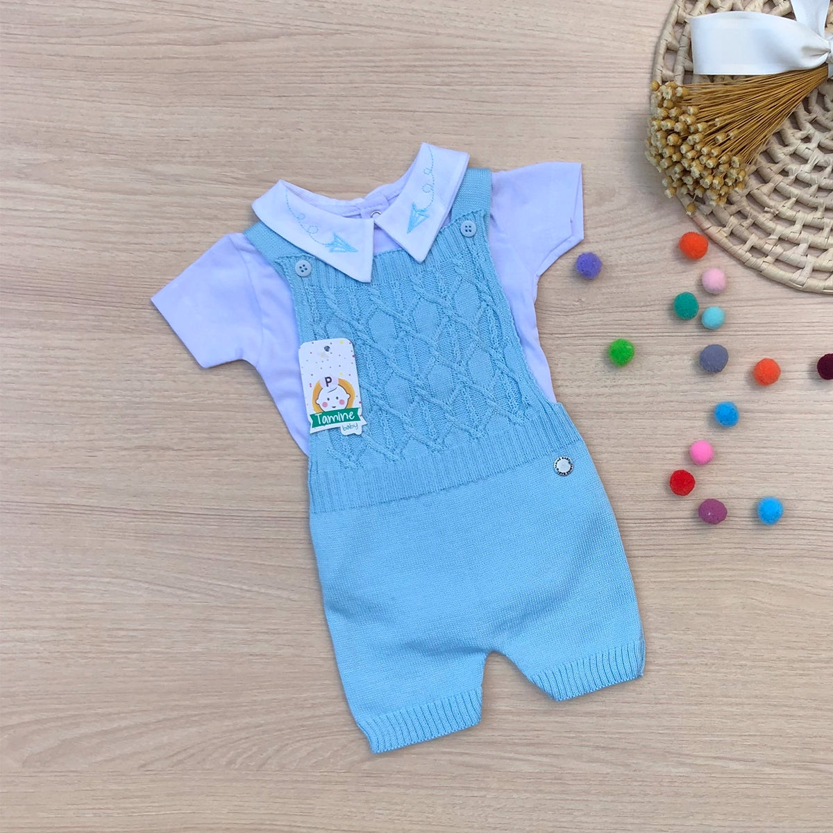 Romper Bebê Tricot Felipe