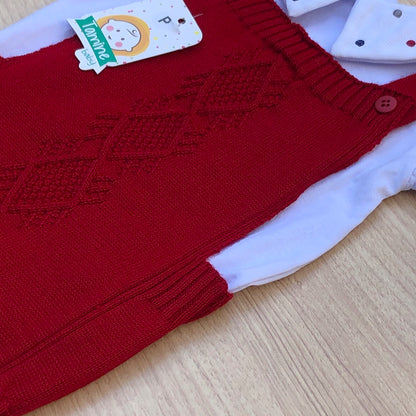 Romper Bebê Tricot Rafael