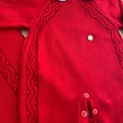 Saída Maternidade Tricot Bolotas