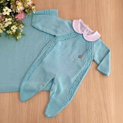 Saída Maternidade Tricot Bolotas