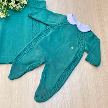 Saída Maternidade Tricot Bolotas