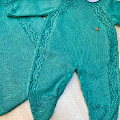 Saída Maternidade Tricot Bolotas