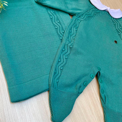 Saída Maternidade Tricot Bolotas