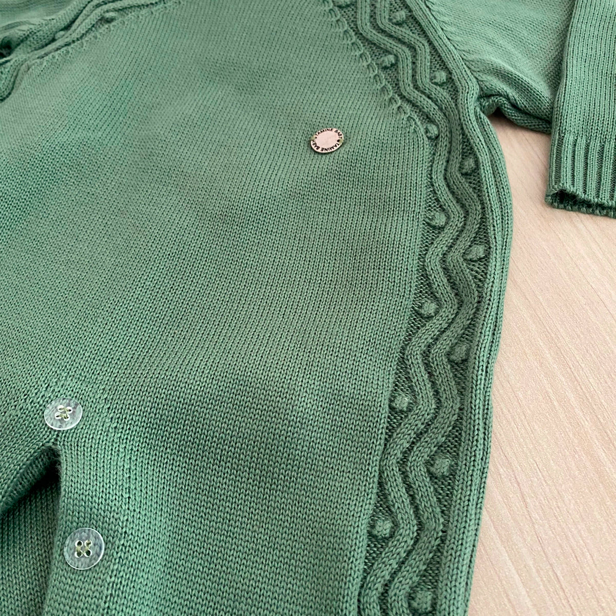 Saída Maternidade Tricot Bolotas