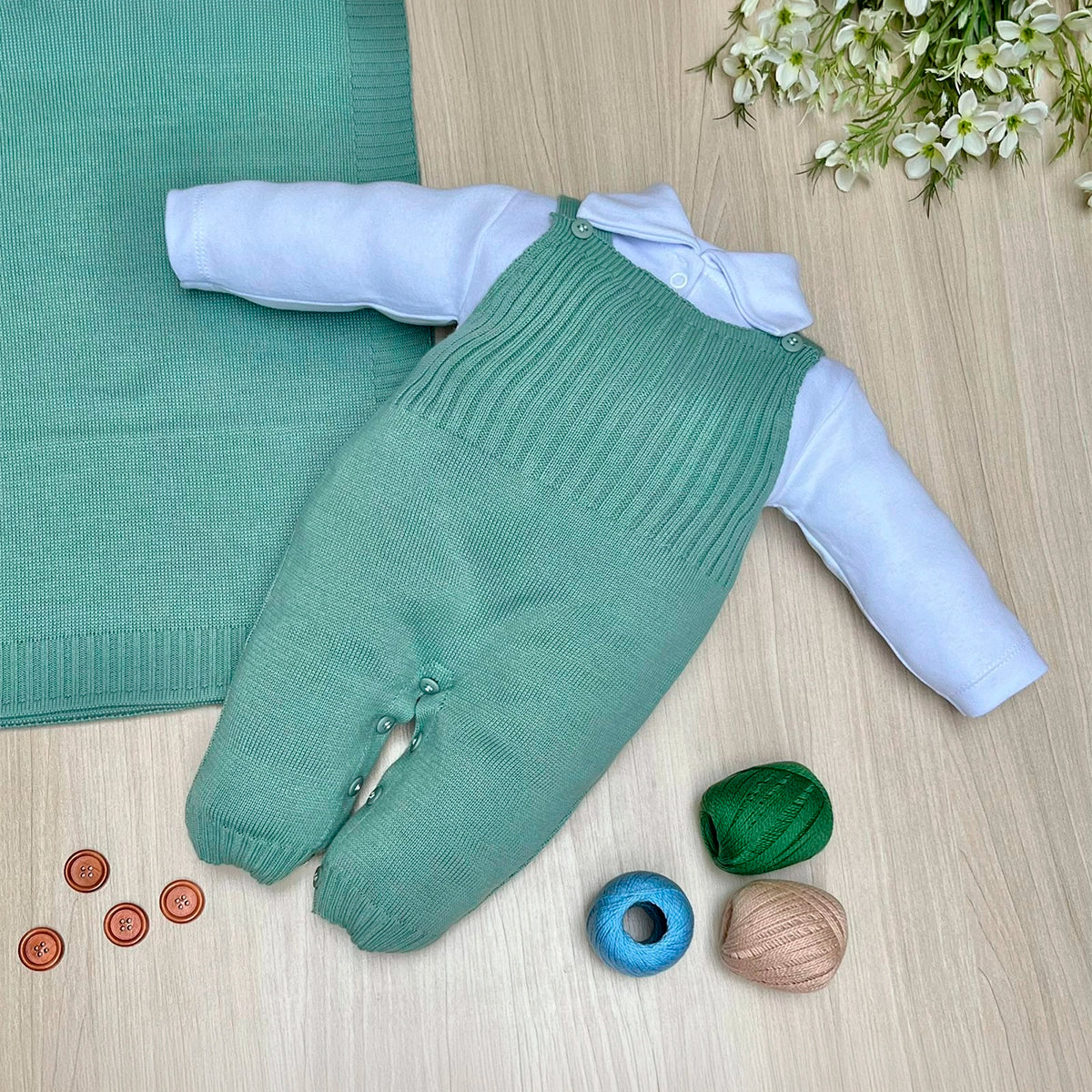 Saída Maternidade Tricot Isaac