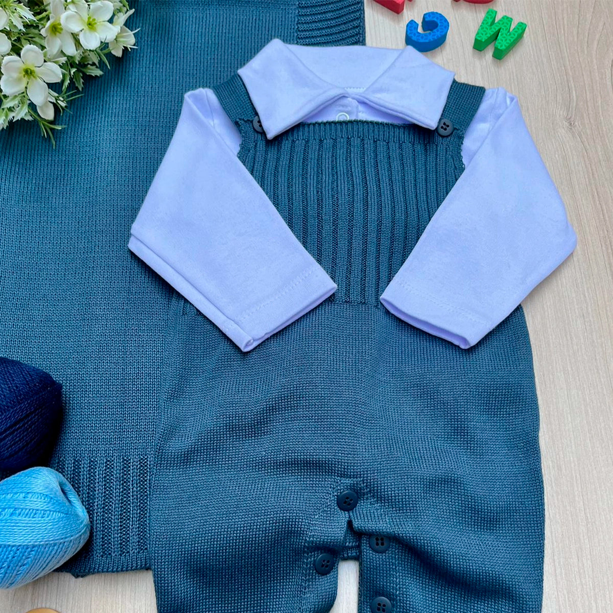 Saída Maternidade Tricot Isaac