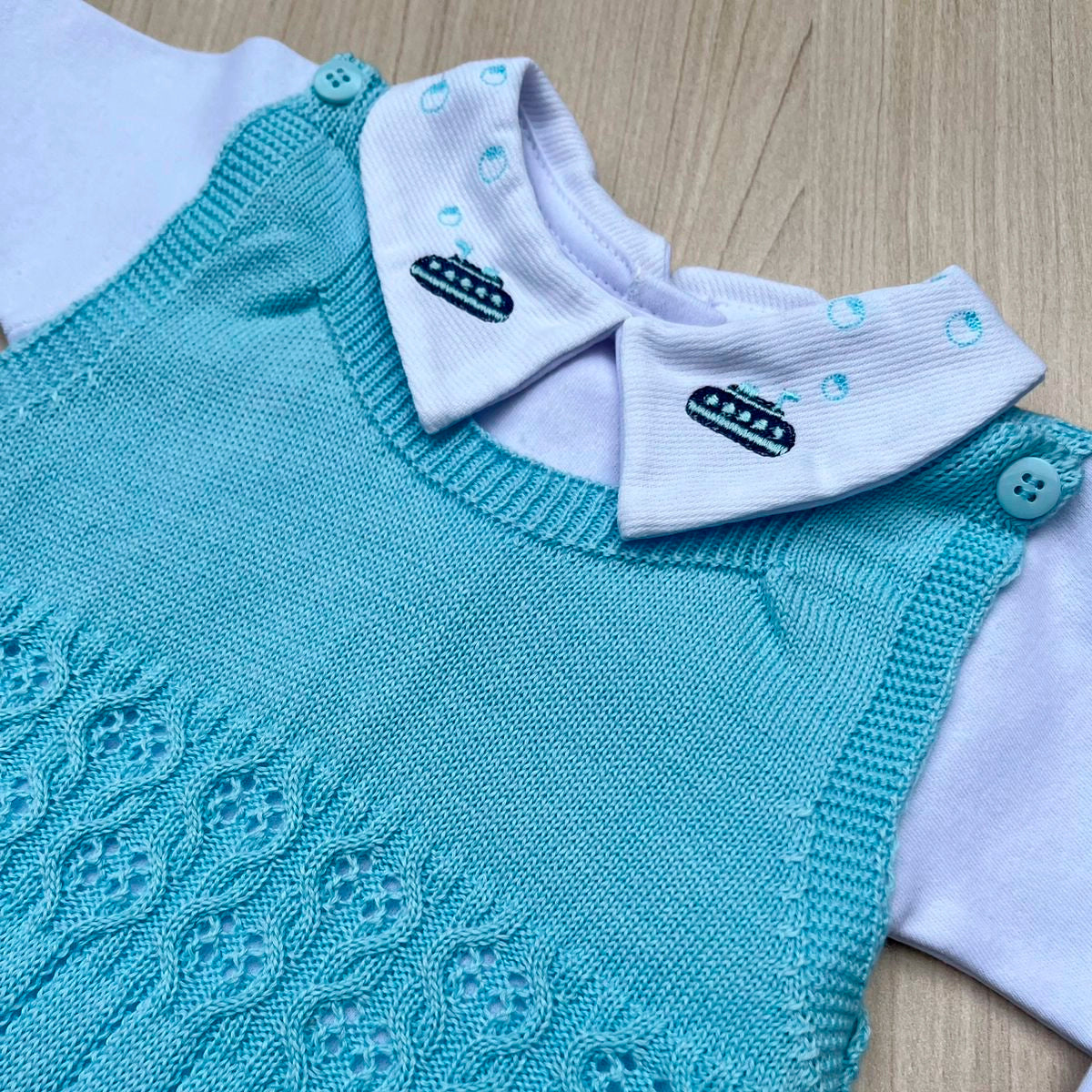 Saída Maternidade Tricot Joca