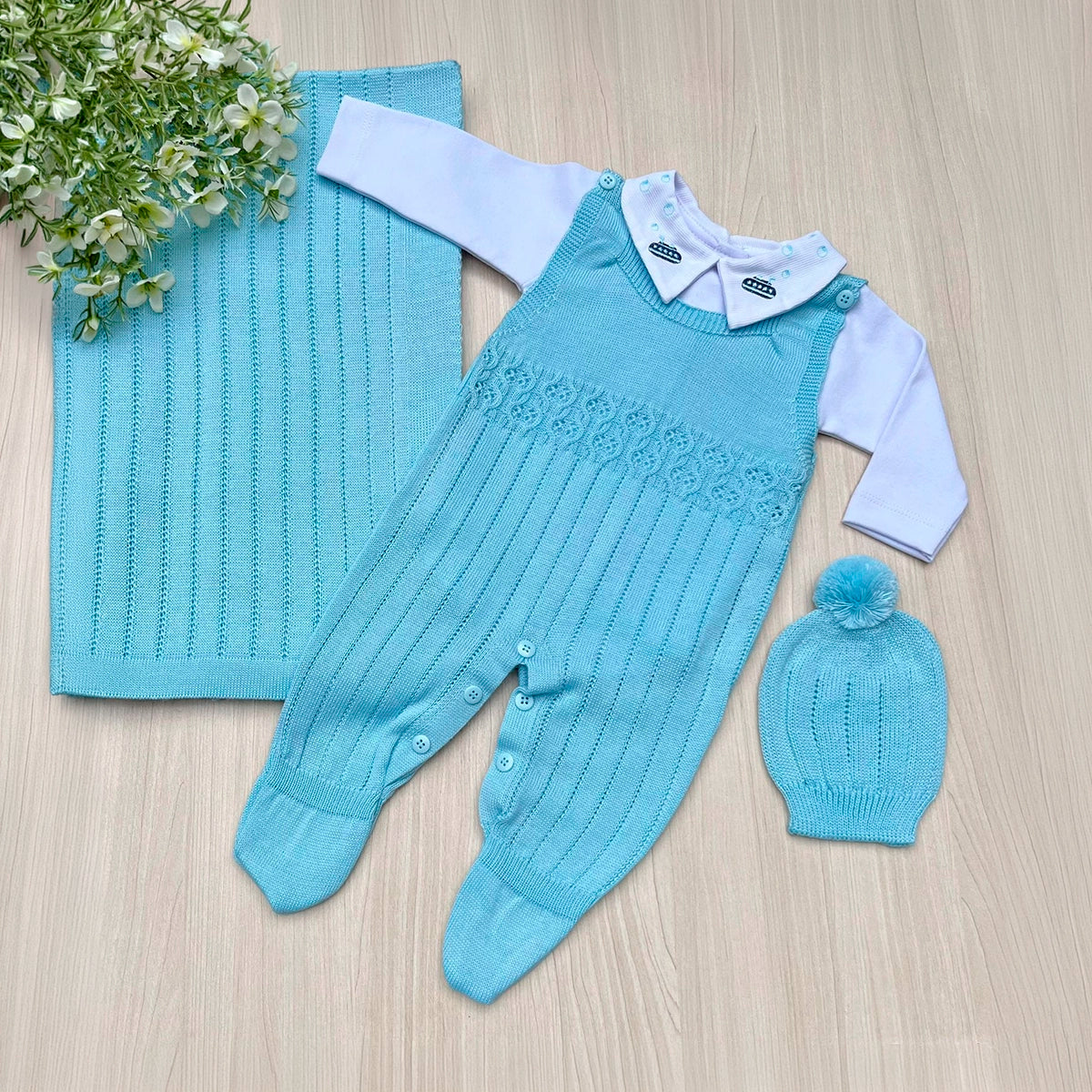 Saída Maternidade Tricot Joca