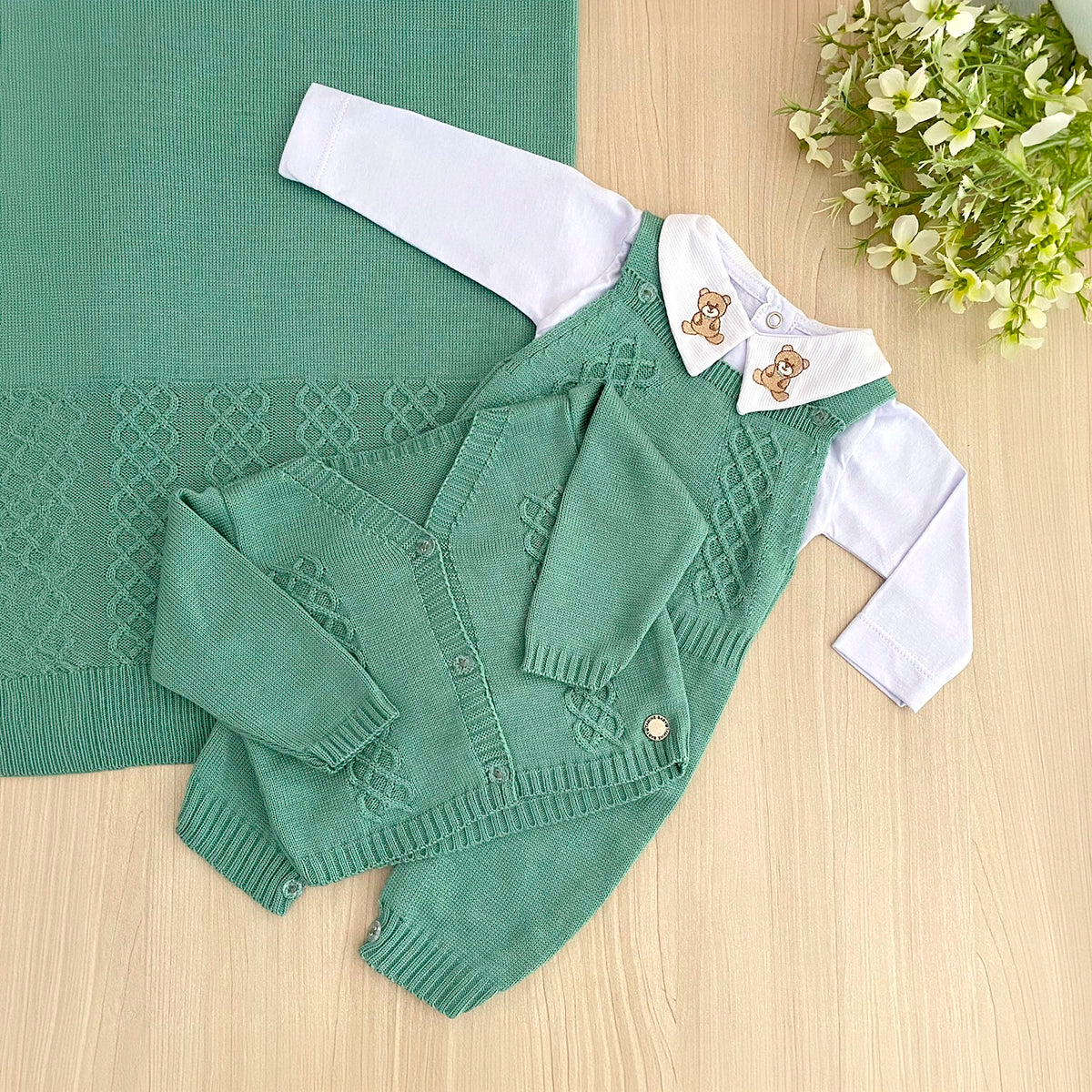 Saída Maternidade Tricot Lucca