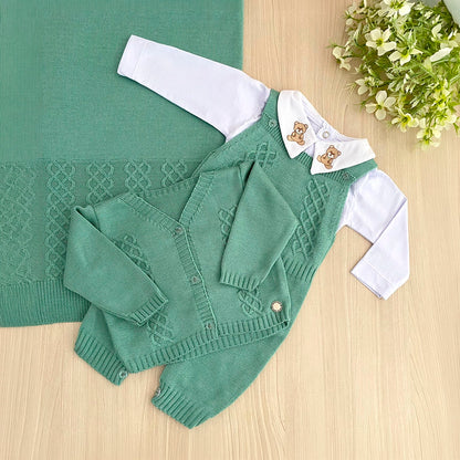 Saída Maternidade Tricot Lucca