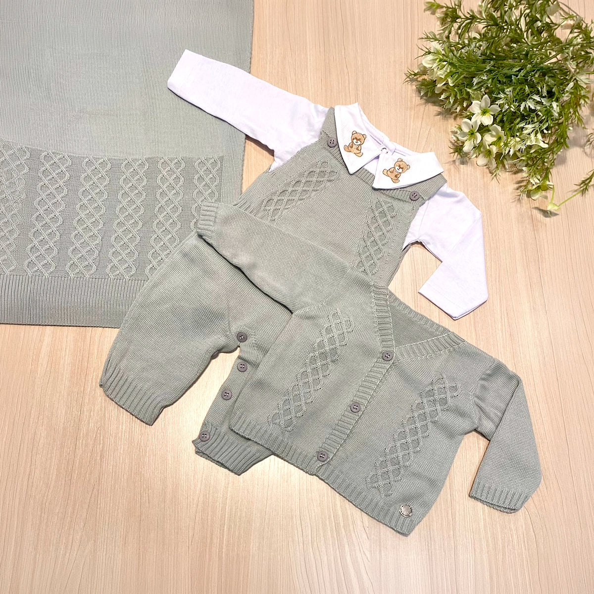 Saída Maternidade Tricot Lucca