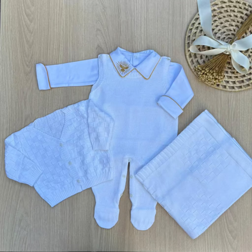 Saída Maternidade Tricot Leo