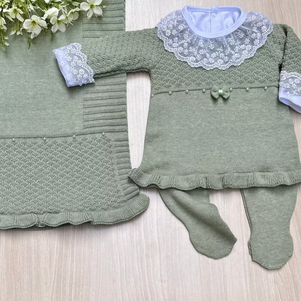 Saída Maternidade Tricot Luanda
