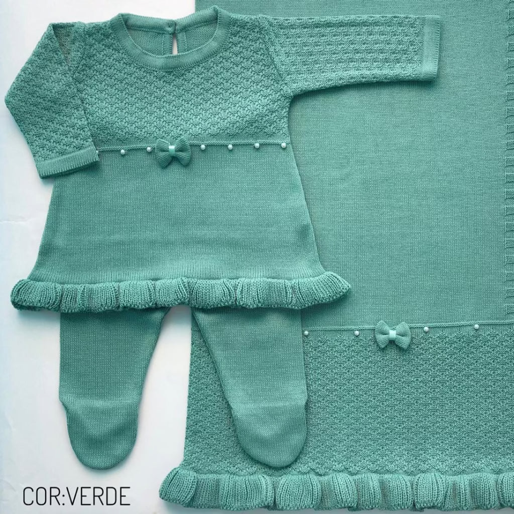 Saída Maternidade Tricot Luanda
