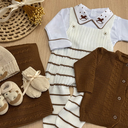 Saída Maternidade Tricot Pedro