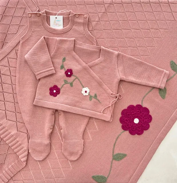 Saída Maternidade Tricot Sophia