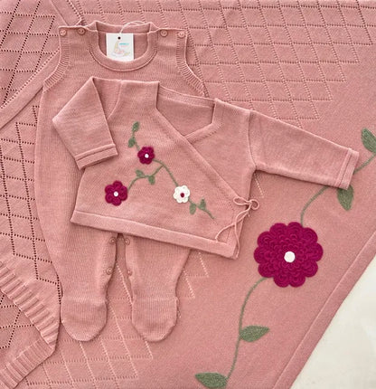 Saída Maternidade Tricot Sophia