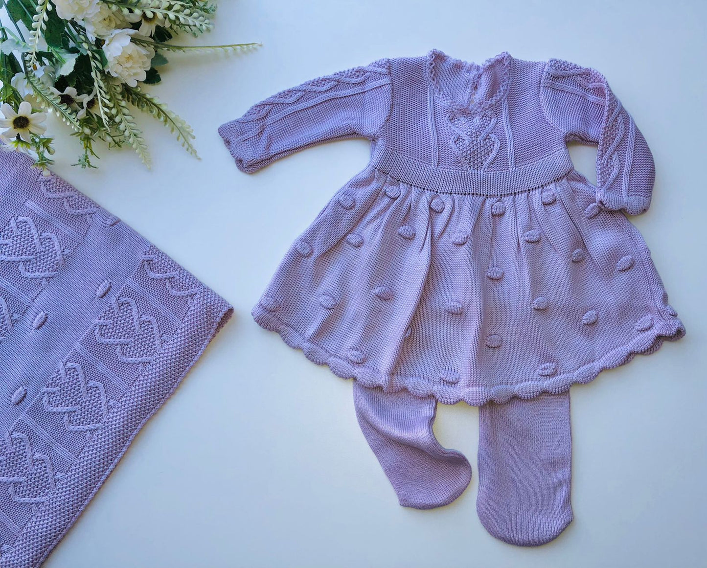 Saída Maternidade Tricot Lara