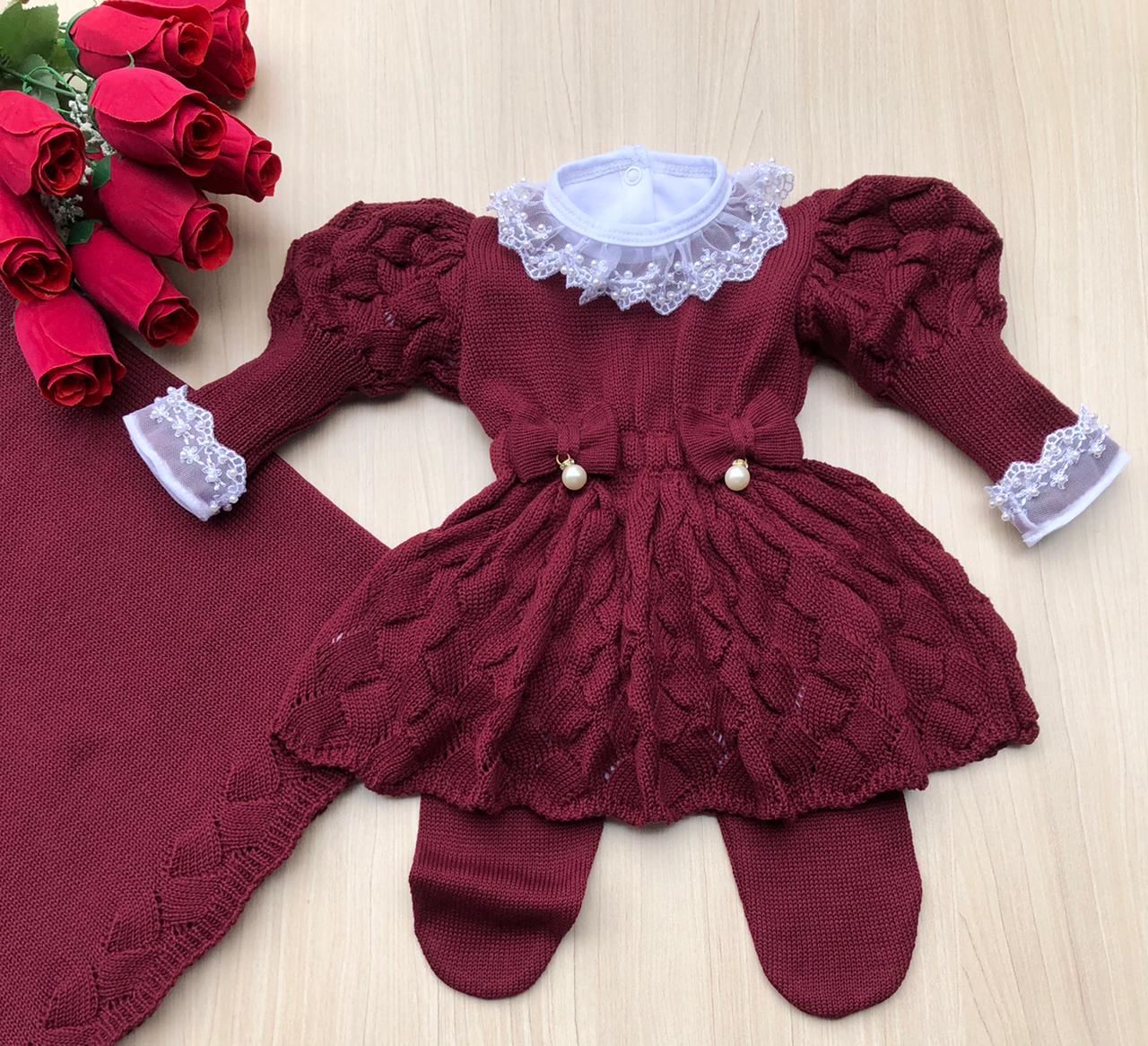 Saída Maternidade Tricot Bianca