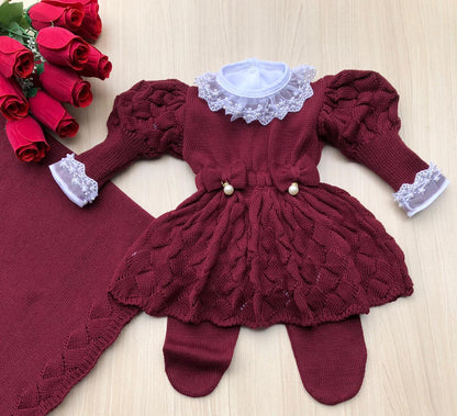 Saída Maternidade Tricot Bianca